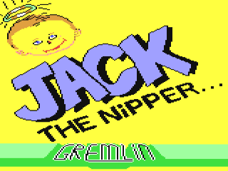 Jack The Nipper title screen for Commodore 64